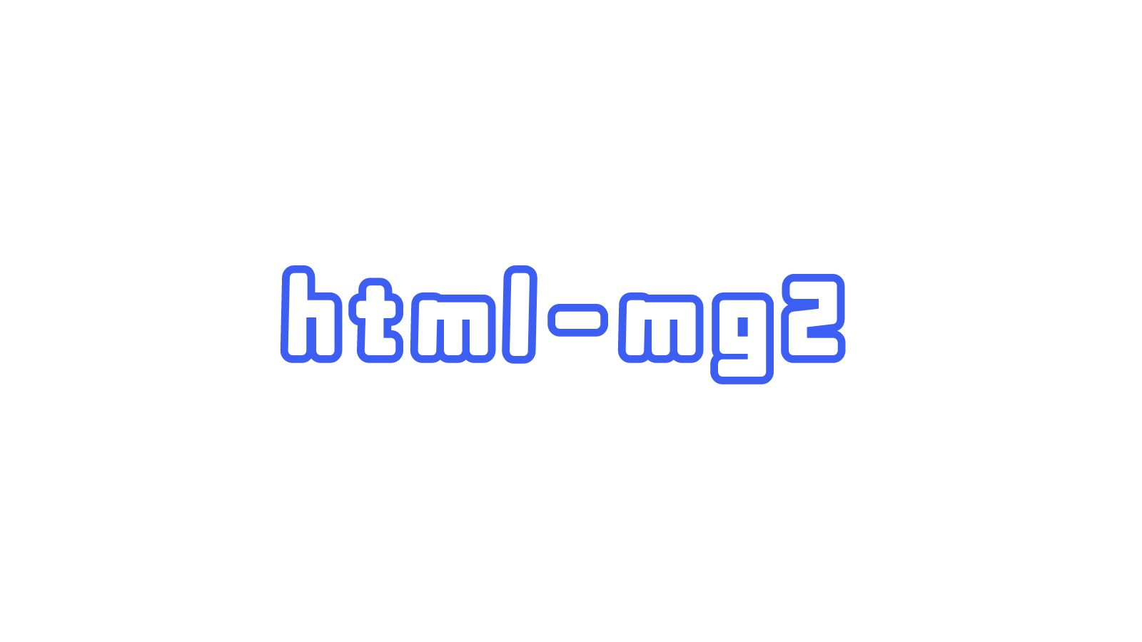 html-mg2封面