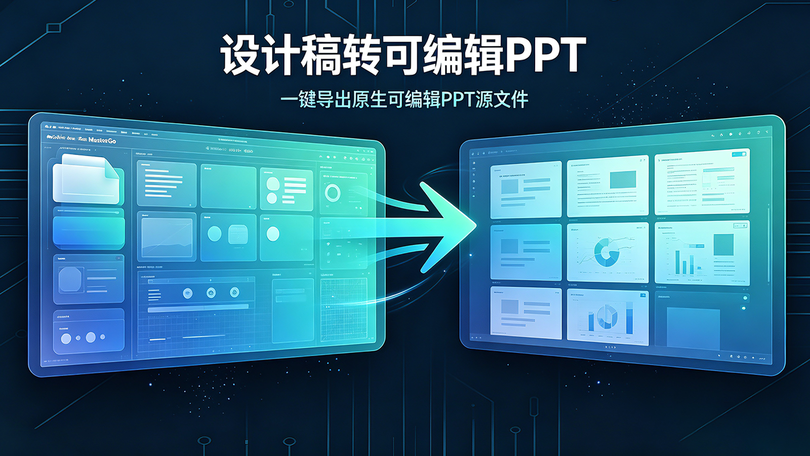 设计稿转可编辑PPT封面